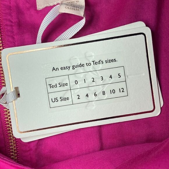 NWT MSRP $195 Ted Baker London Daynaa Bow Shoulder Top Women's Size 5 (US 12) - Picture 12 of 13